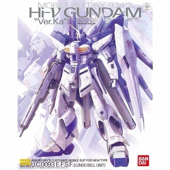 Bandai Mg 1/100 Rx-93-v2 Hi Nu Gundam Ver Ka Model Kit Char's Counter Attack- Japan Figure Store - #1 Bring To You The Best Japanese Goods