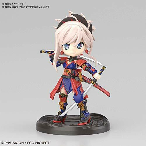 Bandai Petitrits Saber/miyamoto Musashi Plastic Model Kit- Japan Figure Store - #1 Bring To You The Best Japanese Goods