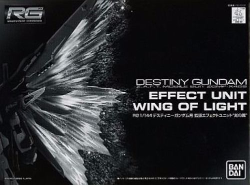 Bandai Rg 1/144 Effect Unit Wing Of Light For Destiny Gundam Model Kit Japan - Japan Figure