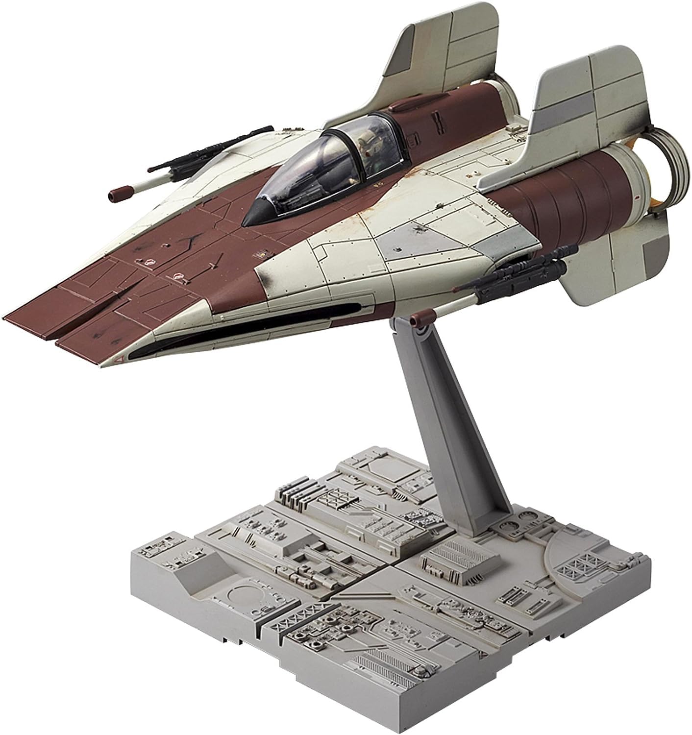 Bandai Spirits Star Wars A-Wing Starfighter 1/72 Scale Color-Coded Model New Version- Japan Figure Store - #1 Bring To You The Best Japanese Goods