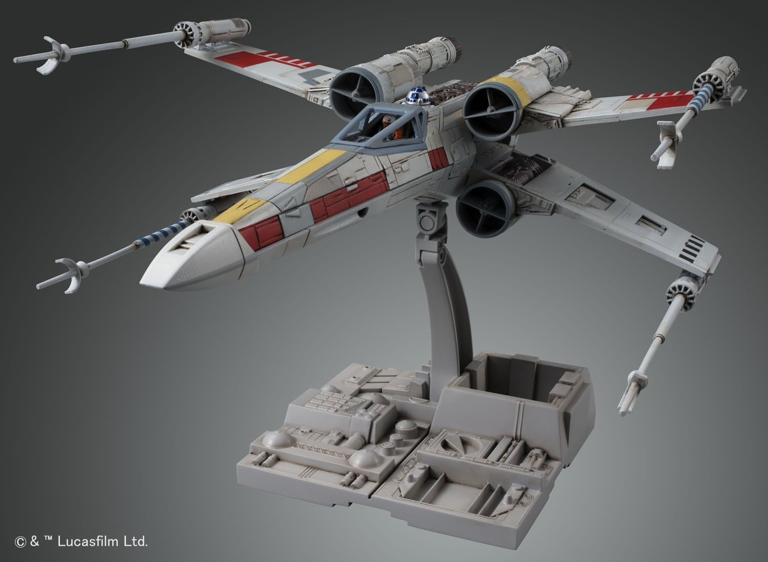 Bandai Spirits Star Wars Color-Coded 1/72 X-Wing Starfighter Model - New Version- Japan Figure Store - #1 Bring To You The Best Japanese Goods