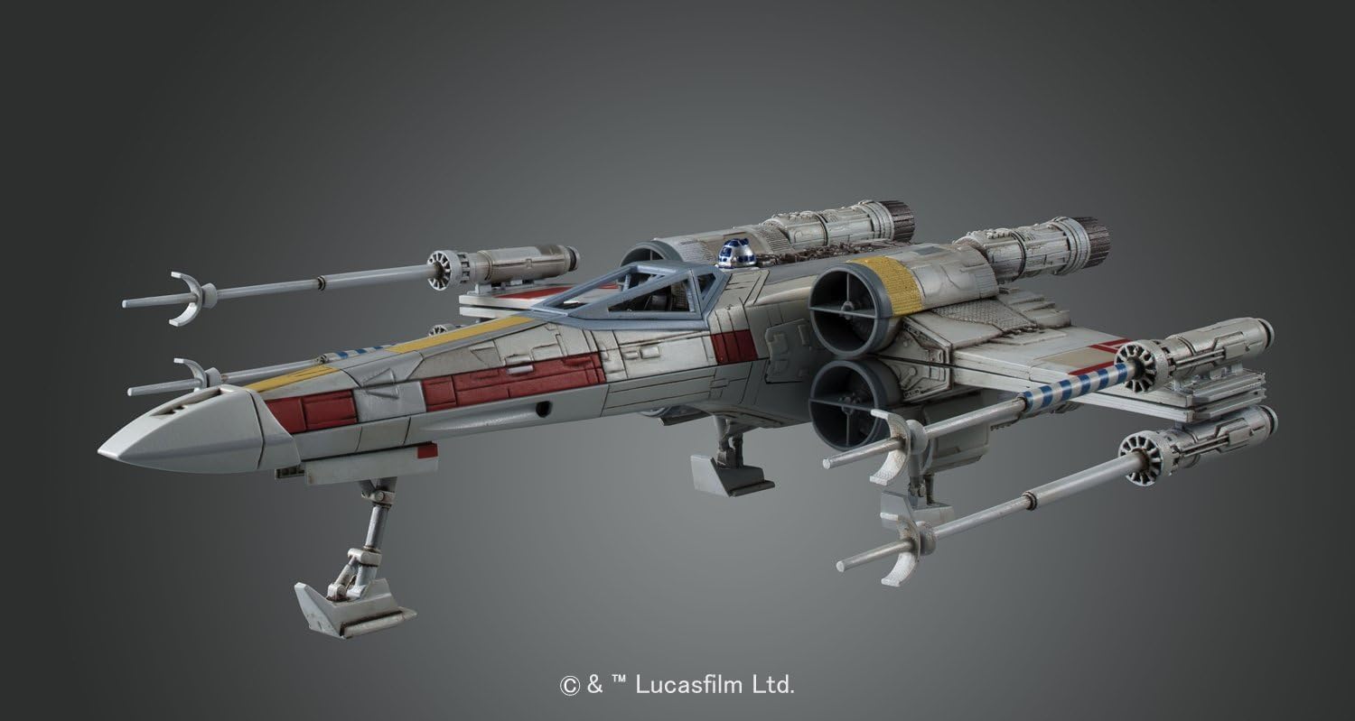 Bandai Spirits Star Wars Color-Coded 1/72 X-Wing Starfighter Model - New Version- Japan Figure Store - #1 Bring To You The Best Japanese Goods
