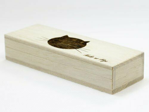 Be Glad Cat Beard Case Cat001 Cat Whiskers Case Wooden Box For Storing Pet Hair- Japan Figure Store - #1 Bring To You The Best Japanese Goods