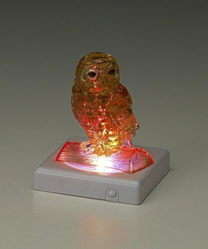 Beverly 3d Crystal Puzzle Owl Gold 50191 42 Pcs- Japan Figure Store - #1 Bring To You The Best Japanese Goods