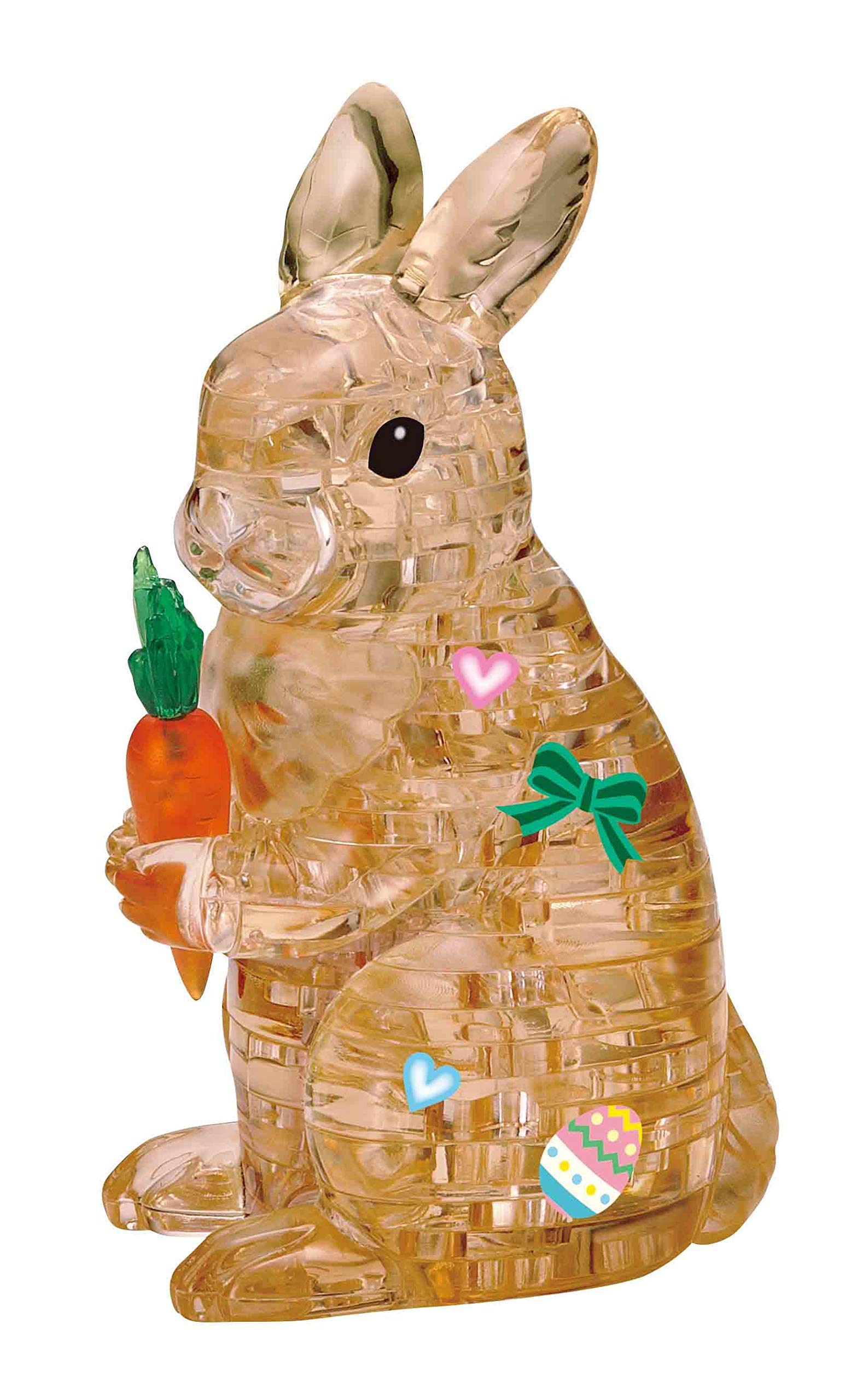 Beverly Crystal 3D Puzzle 486596 Rabbit Brown (43 Pieces) 3D Animal Jigsaw Puzzle- Japan Figure Store - #1 Bring To You The Best Japanese Goods