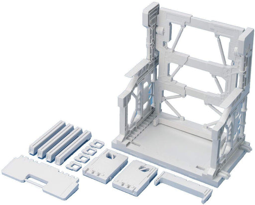 BANDAI Builders Parts Gundam System Base 001 White 1/144 Scale Kit- Japan Figure Store - #1 Bring To You The Best Japanese Goods