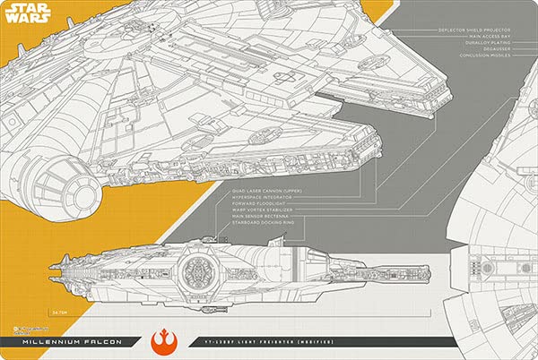 Playmat V2 Vol.575 Millennium Falcon Star Wars- Japan Figure Store - #1 Bring To You The Best Japanese Goods