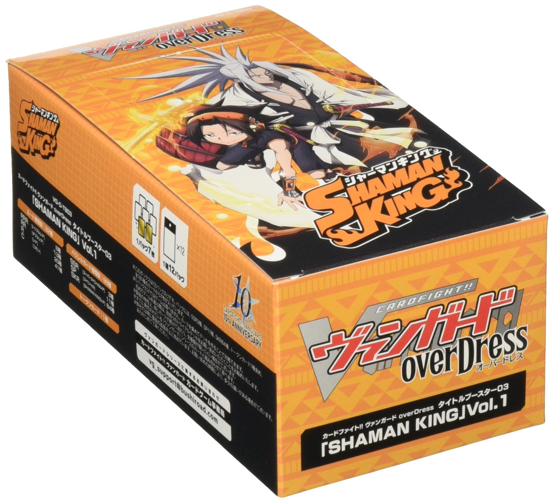Bushiroad Cardfight Vanguard Overdress Title Booster Vol 3 Shaman King Vol 1 VG-D-TB03 Box- Japan Figure Store - #1 Bring To You The Best Japanese Goods