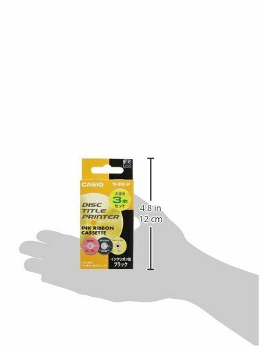 Casio Disc Title Printer Ink Ribbon Tr-18bk-3p Black 3pcs- Japan Figure Store - #1 Bring To You The Best Japanese Goods