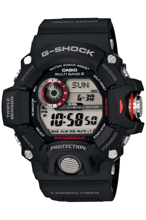 Casio G-Shock Rangeman GW-9400J-1JF Radio Solar Watch in Black- Japan Figure Store - #1 Bring To You The Best Japanese Goods