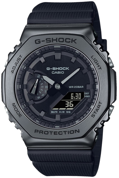 Casio G-Shock Men's Black Watch GM-2100BB-1AJF Genuine Domestic Product Metal Covered- Japan Figure Store - #1 Bring To You The Best Japanese Goods
