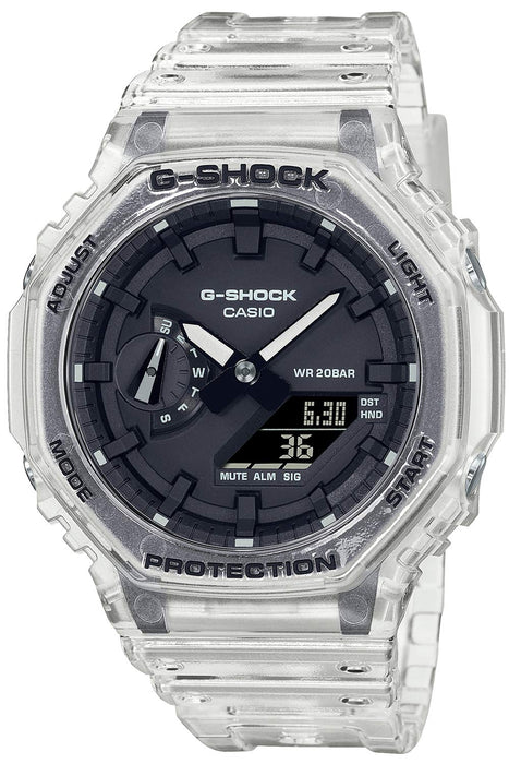 Casio G-Shock Men's Watch Skeleton Series GA-2100SKE-7AJF Clear - Genuine Domestic Product- Japan Figure Store - #1 Bring To You The Best Japanese Goods