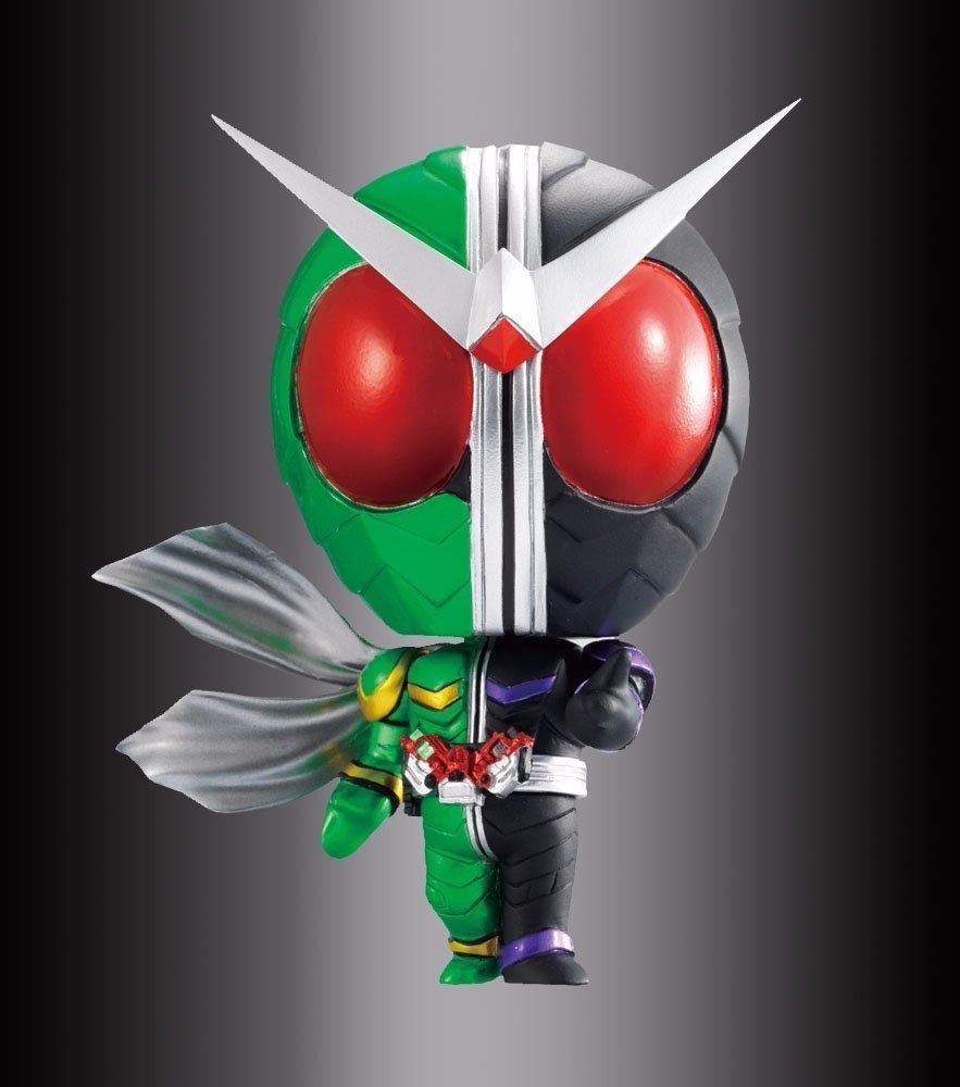 Chibi-arts Masked Kamen Rider W Cyclone Joker Action Figure Bandai- Japan Figure Store - #1 Bring To You The Best Japanese Goods