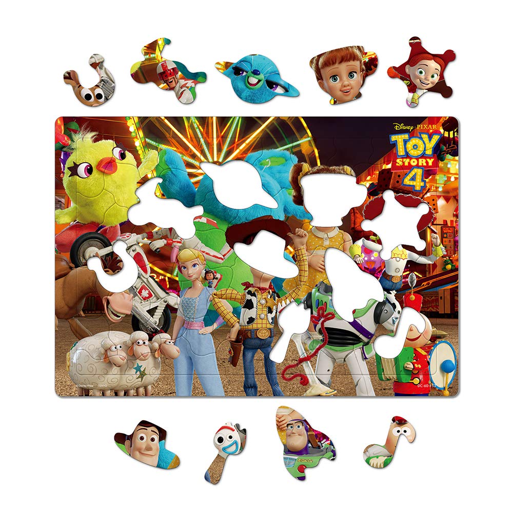 TENYO Jigsaw Puzzle Disney Toy Story 4 Friendship 60 Pieces Child Puzzle- Japan Figure Store - #1 Bring To You The Best Japanese Goods