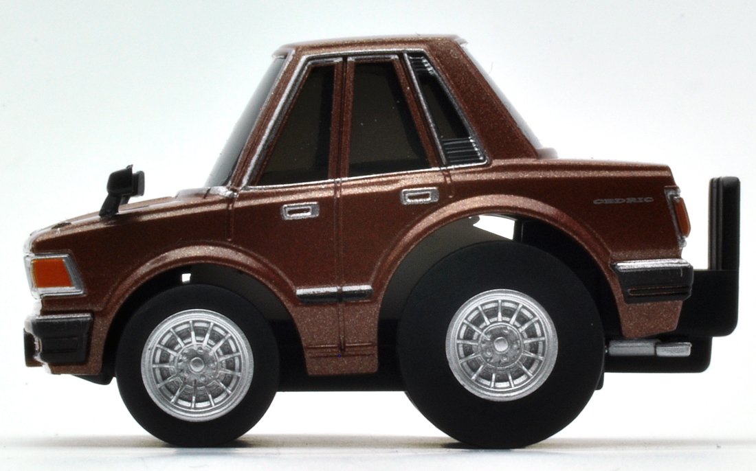 TOMYTEC Z-43A Choro Q Zero Nissan Cedric Sgl Brown- Japan Figure Store - #1 Bring To You The Best Japanese Goods