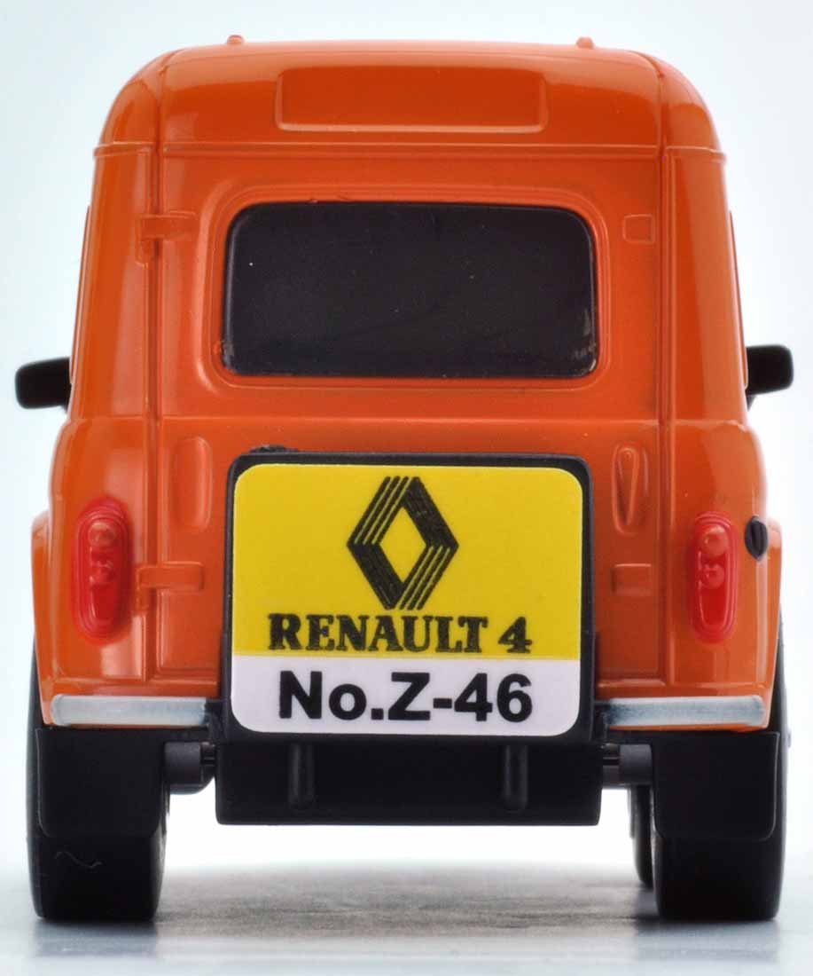 TOMYTEC Z-46A Choro Q Zero Renault 4 Fourgonette Orange- Japan Figure Store - #1 Bring To You The Best Japanese Goods