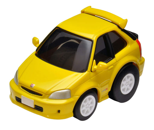 Tomytec Choroq Zero Z-62B Yellow Civic Type R Ek9 Finished Model- Japan Figure Store - #1 Bring To You The Best Japanese Goods