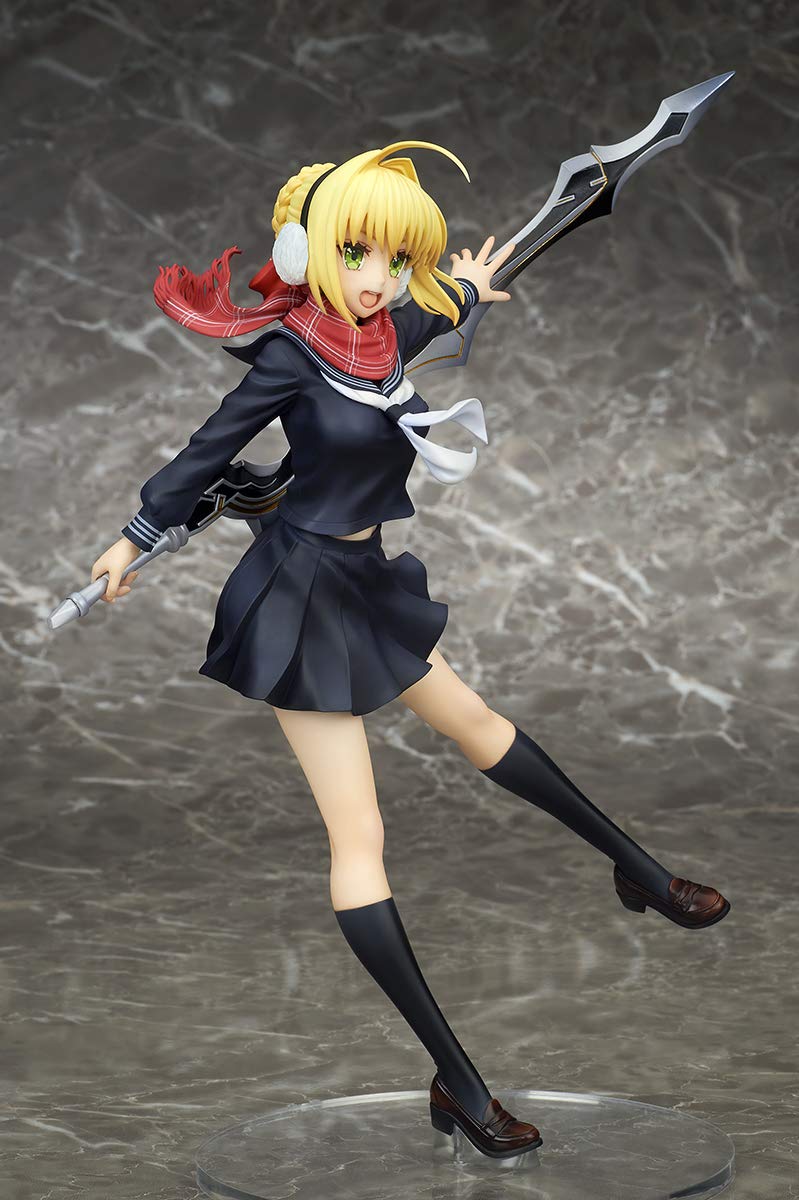 Quesq Fate/Extella Link Nero Claudius Winter Rome Costume Figure 1/7 Scale Japan- Japan Figure Store - #1 Bring To You The Best Japanese Goods