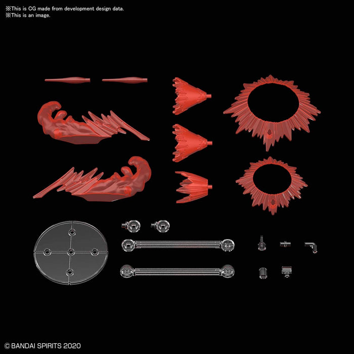 BANDAI 30Mm 1/144 Customize Effect Action Image Ver. Red Plastic Model- Japan Figure Store - #1 Bring To You The Best Japanese Goods