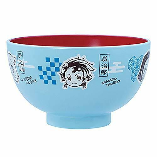 Demon Slayer Soup Bowl 11cm Blue Tanjiro Kamado Nezuko Inosuke Zenitsu Anime - Japan Figure