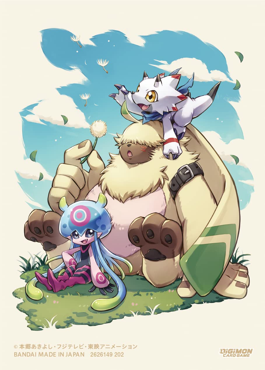 Digimon Card Game Official Card Sleeve 2022 Gammamon Jellymon Angoramon- Japan Figure Store - #1 Bring To You The Best Japanese Goods