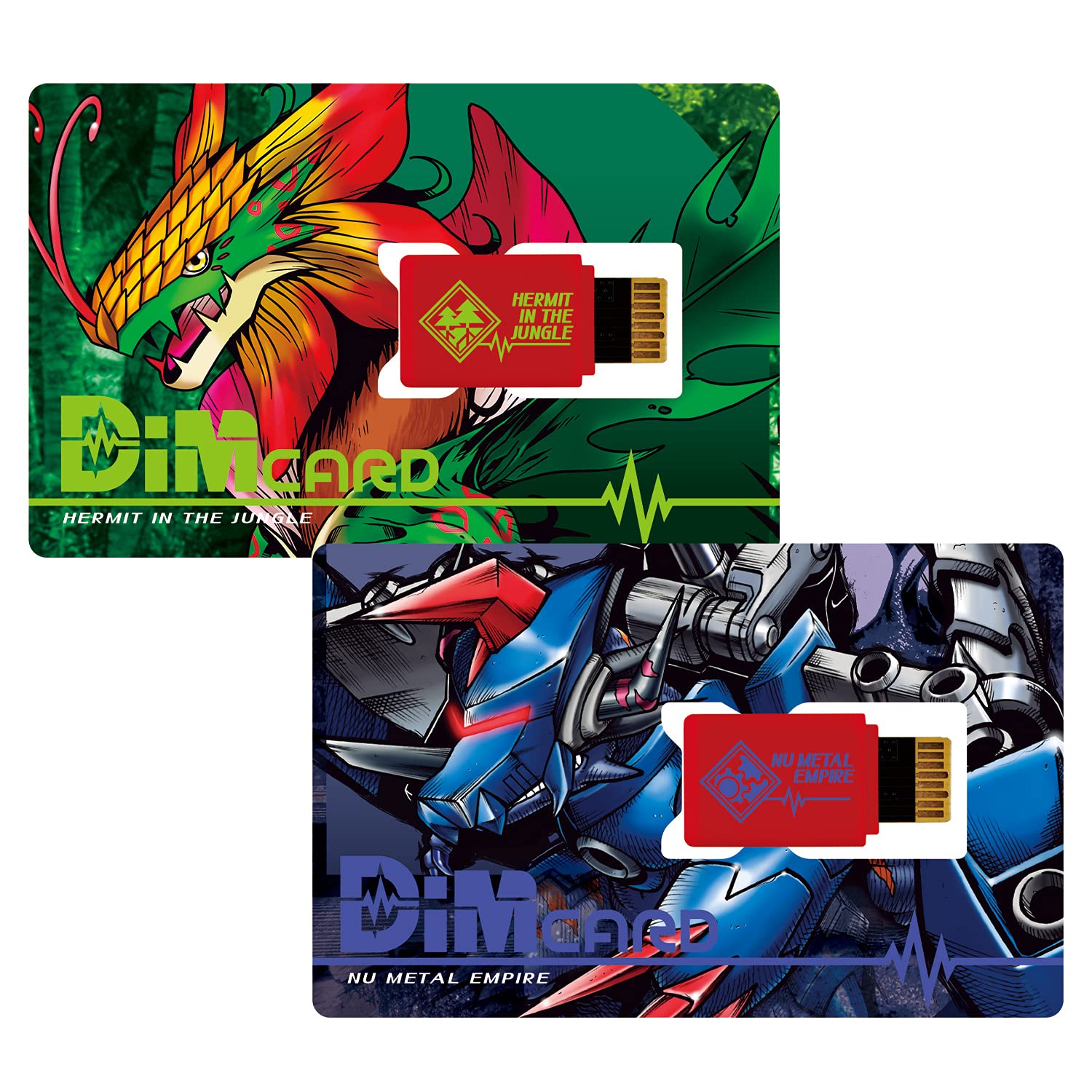 Bandai Dim Card Set Vol.3 Hermit In The Jungle & Nu Metal Empire Japanese Dim Card- Japan Figure Store - #1 Bring To You The Best Japanese Goods