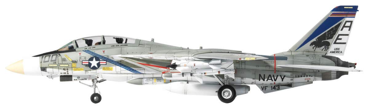 DOYUSHA 412657 Usn F-14A Tomcat Vf-143 Pukin' Dogs 1/72 Scale Plastic Kit- Japan Figure Store - #1 Bring To You The Best Japanese Goods