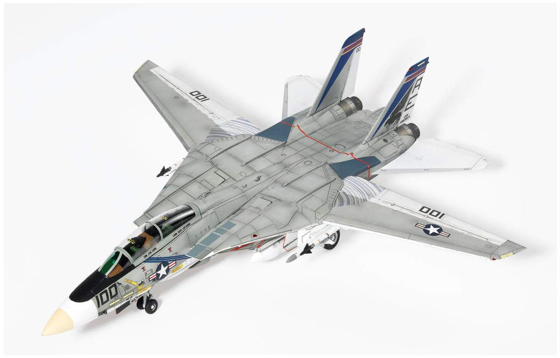 DOYUSHA 412657 Usn F-14A Tomcat Vf-143 Pukin' Dogs 1/72 Scale Plastic Kit- Japan Figure Store - #1 Bring To You The Best Japanese Goods