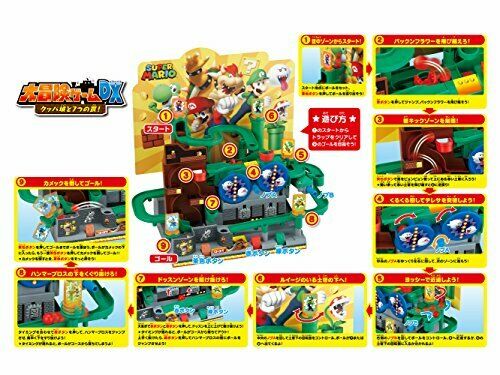 Epoch Nintendo Super Mario Bros. King Bowser's Castle Adventure Table Game- Japan Figure Store - #1 Bring To You The Best Japanese Goods