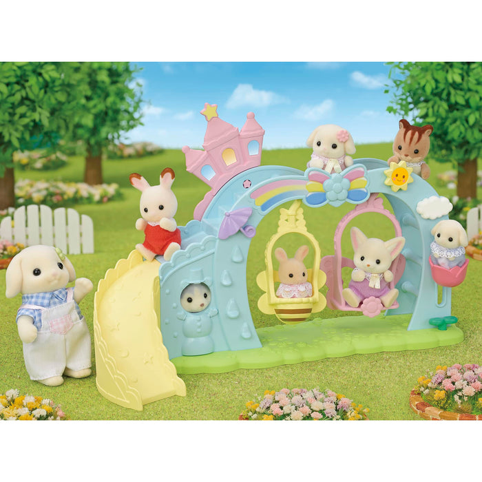Epoch Sylvanian Families Playset S-71 St Mark Certified Ages 3+ Dollhouse Swing Set- Japan Figure Store - #1 Bring To You The Best Japanese Goods