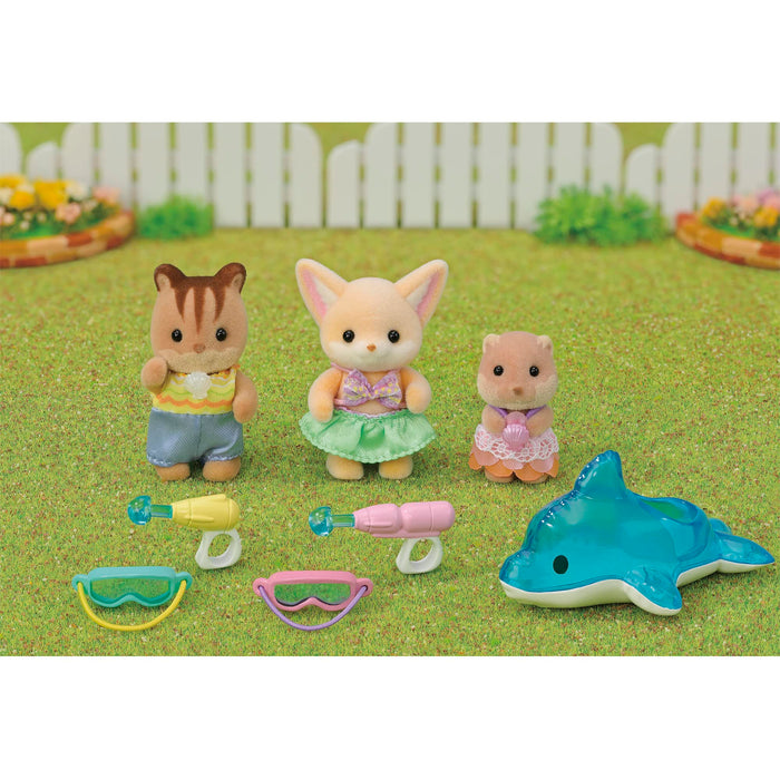 Epoch Sylvanian Families Friendship Water Play Set S-75 Toy Dollhouse for 3+ Years- Japan Figure Store - #1 Bring To You The Best Japanese Goods