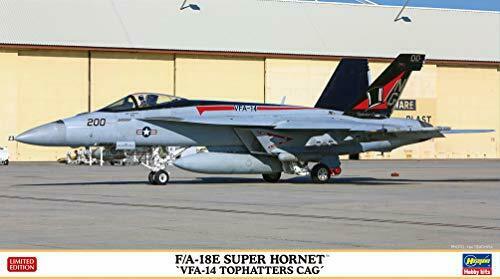 F/a-18e Super Hornet 'vfa-14 Tophatters Cag' Plastic Model- Japan Figure Store - #1 Bring To You The Best Japanese Goods