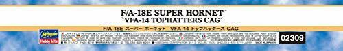 F/a-18e Super Hornet 'vfa-14 Tophatters Cag' Plastic Model- Japan Figure Store - #1 Bring To You The Best Japanese Goods