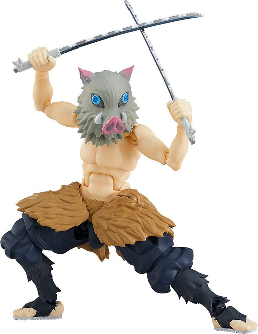 Figma Demon Blade Inosuke Hashibira Non-Scale Abs Pvc Painted Movable Figure Normal Edition- Japan Figure Store - #1 Bring To You The Best Japanese Goods