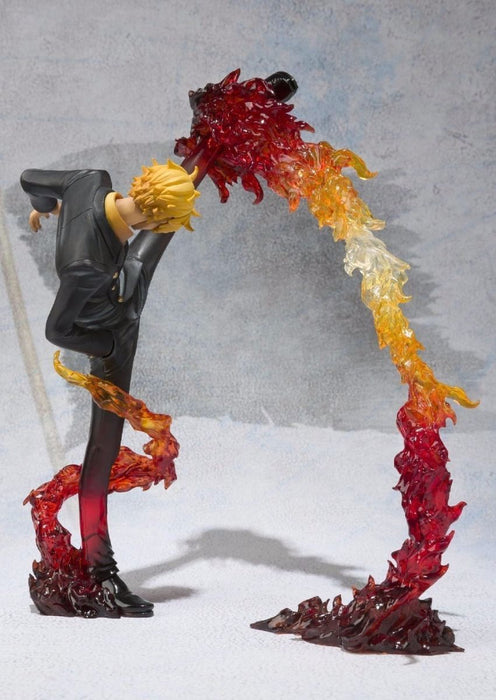 Figuarts Zero One Piece Sanji Battle Ver Diable Jambe Flambage Shot Pvc Bandai- Japan Figure Store - #1 Bring To You The Best Japanese Goods
