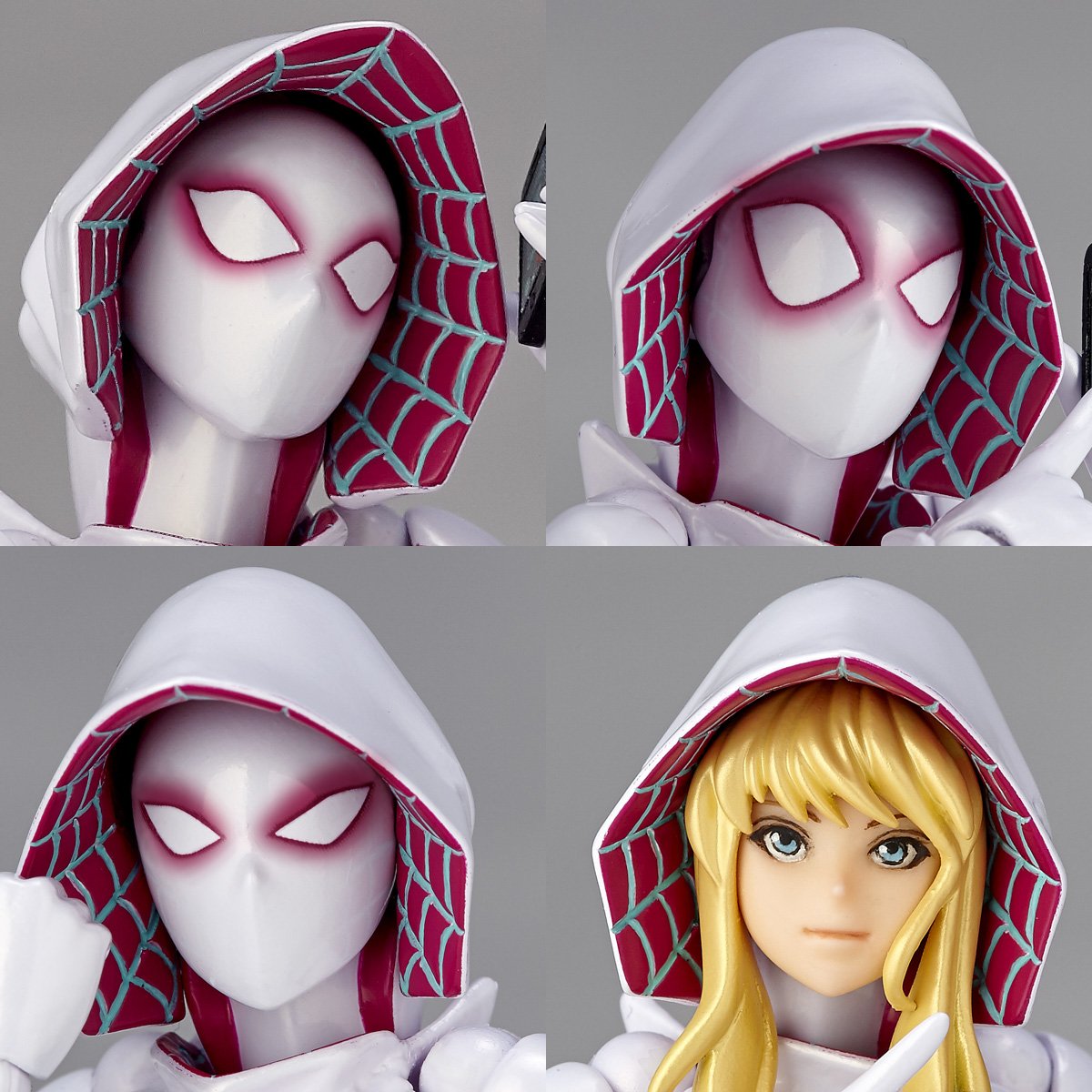 KAIYODO Amazing Yamaguchi 004 Marvel Comic Spider-Gwen Revoltech Figure- Japan Figure Store - #1 Bring To You The Best Japanese Goods