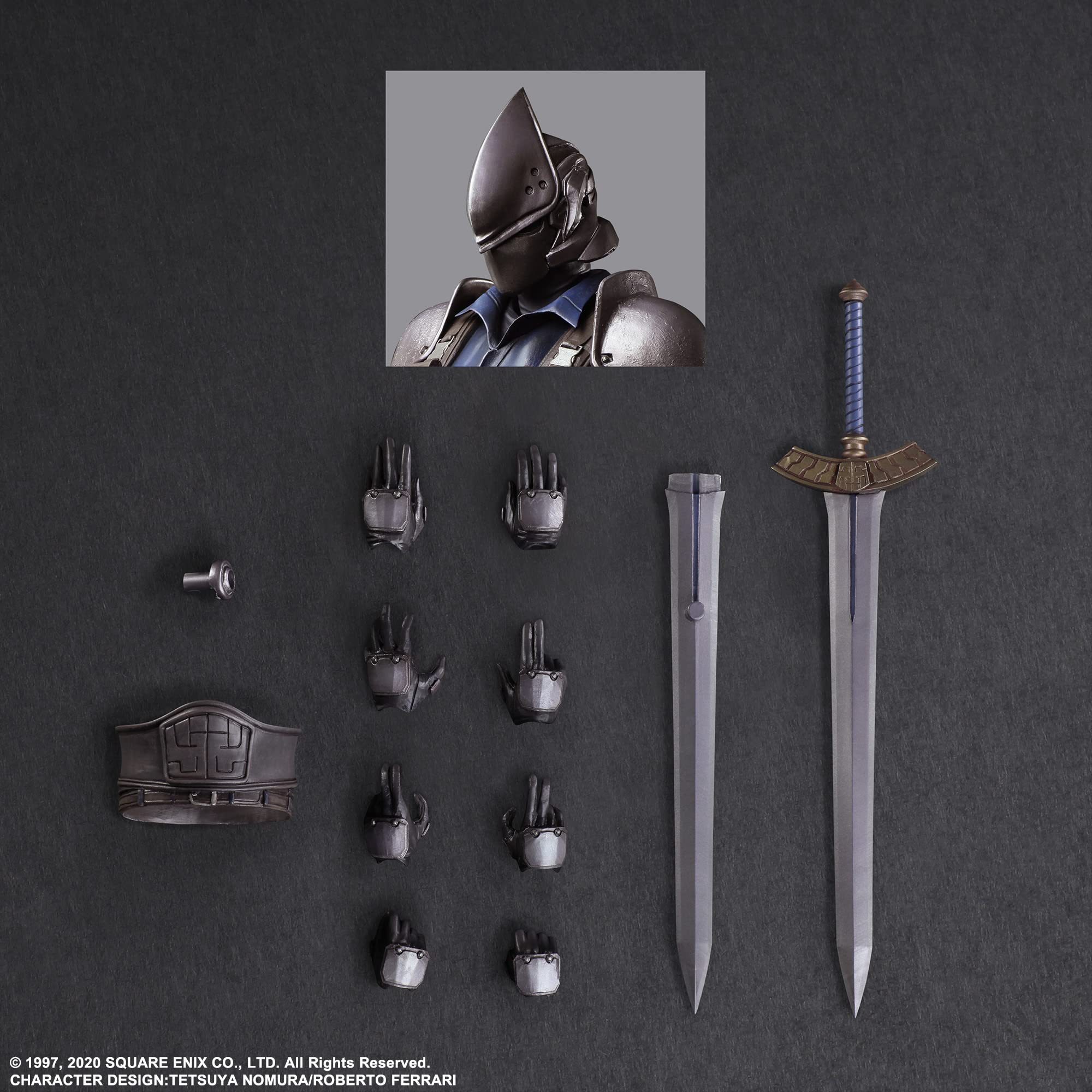 Square Enix Final Fantasy VII Remake Play Arts Kai Roche & Motorcycle Set Japanese Pvc Figure- Japan Figure Store - #1 Bring To You The Best Japanese Goods