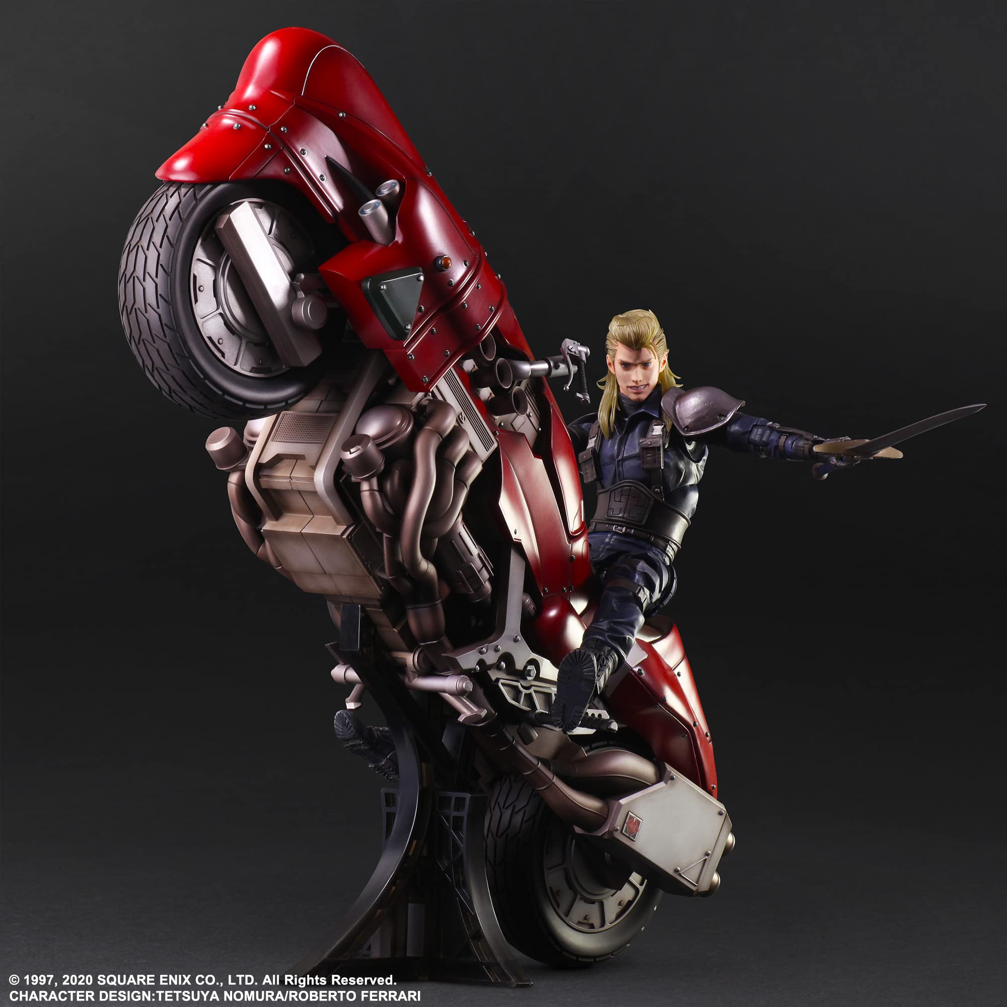 Square Enix Final Fantasy VII Remake Play Arts Kai Roche & Motorcycle Set Japanese Pvc Figure- Japan Figure Store - #1 Bring To You The Best Japanese Goods