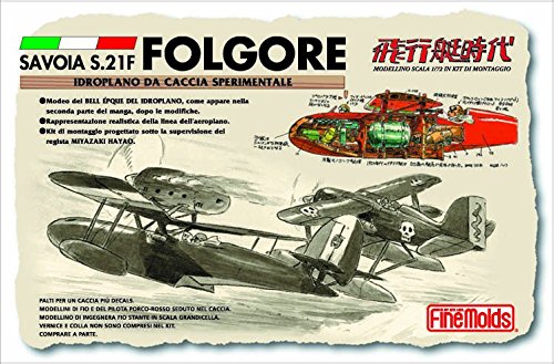FINE MOLDS Fj4 Savoia S.21F Folgore Seaplane Porco Rosso Crimson Pig 1/72 Scale Kit- Japan Figure Store - #1 Bring To You The Best Japanese Goods