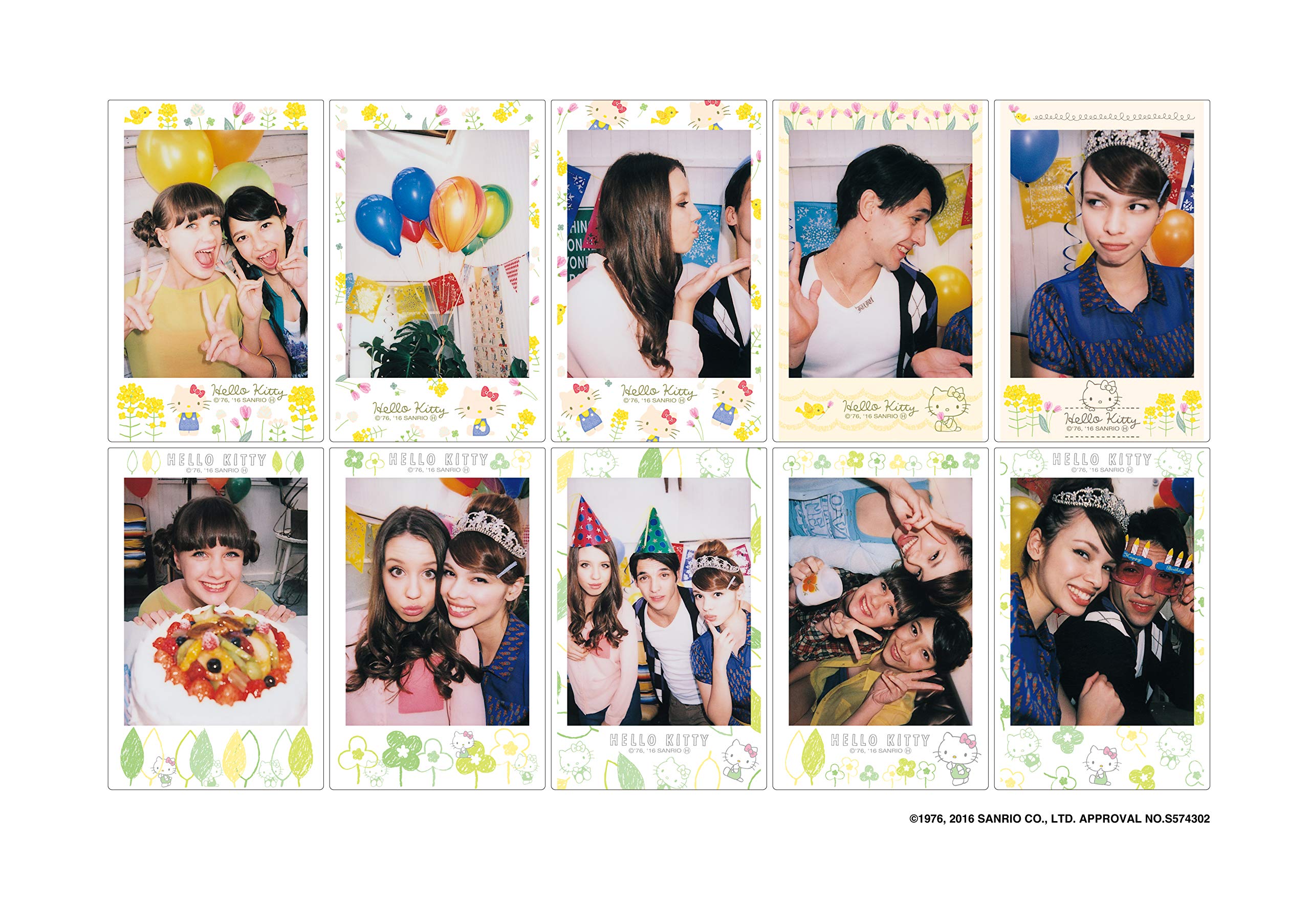 Instax Mini Kitty3 Cheki Camera Film 10 Sheets Japan Pattern (Kitty) Ww1- Japan Figure Store - #1 Bring To You The Best Japanese Goods