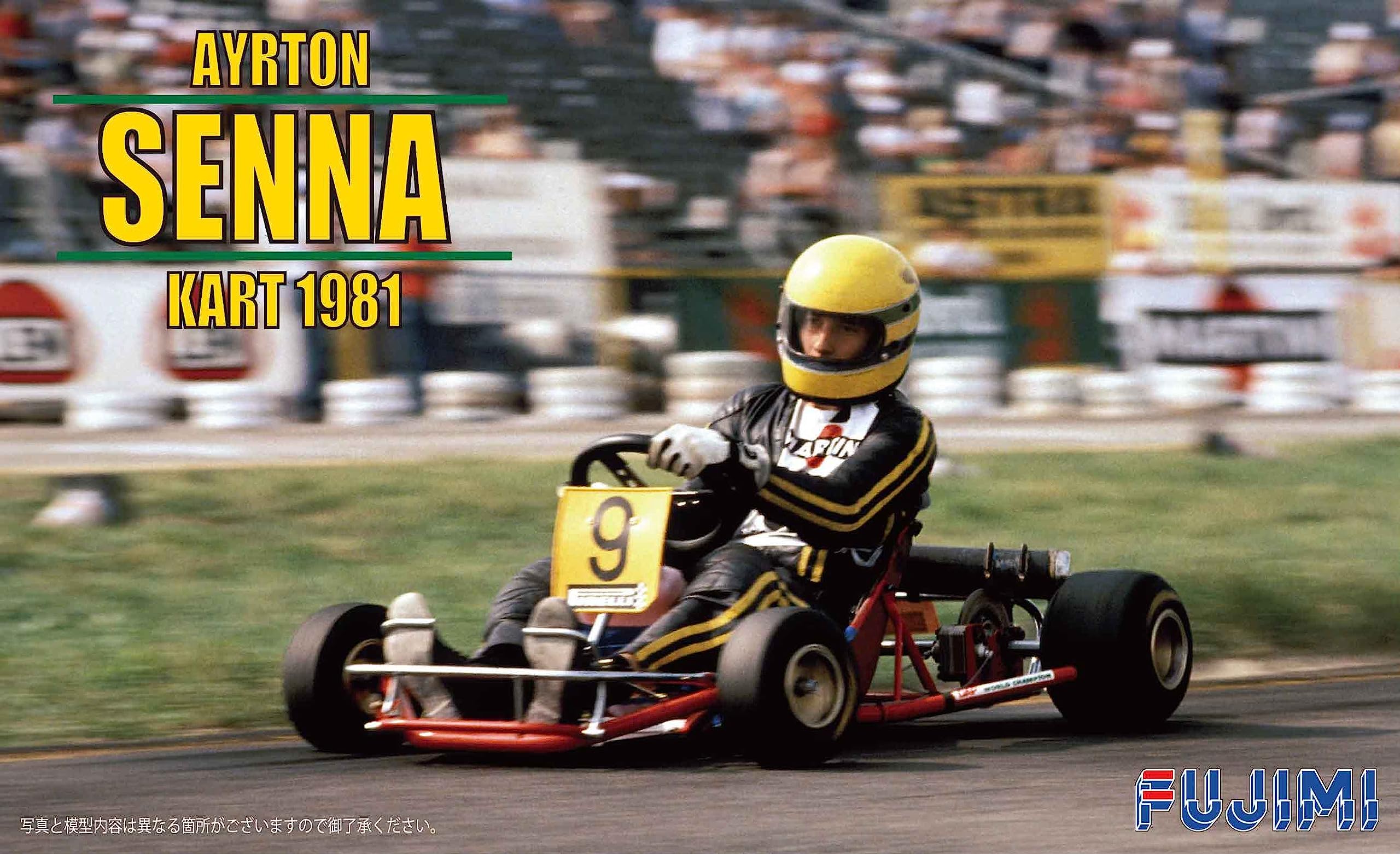 Fujimi Model 1/20 Kart Series No.1 Ayrton Senna 1981 Kart-1- Japan Figure Store - #1 Bring To You The Best Japanese Goods