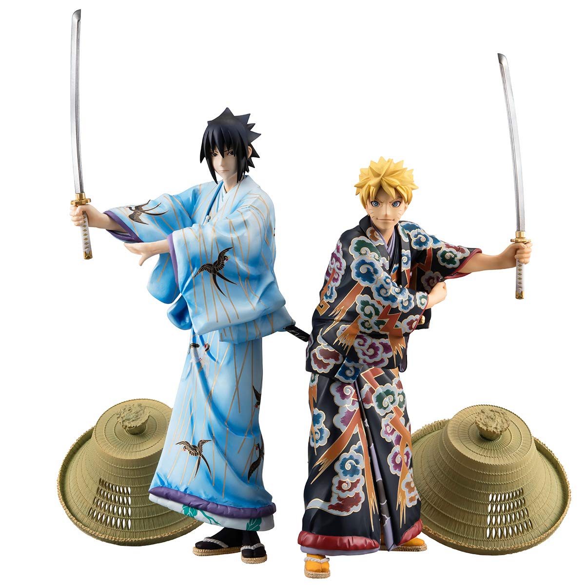 Megahouse Naruto Uzumaki & Uchiha Sasuke Kabuki Edition Set Complete Japan Figure- Japan Figure Store - #1 Bring To You The Best Japanese Goods