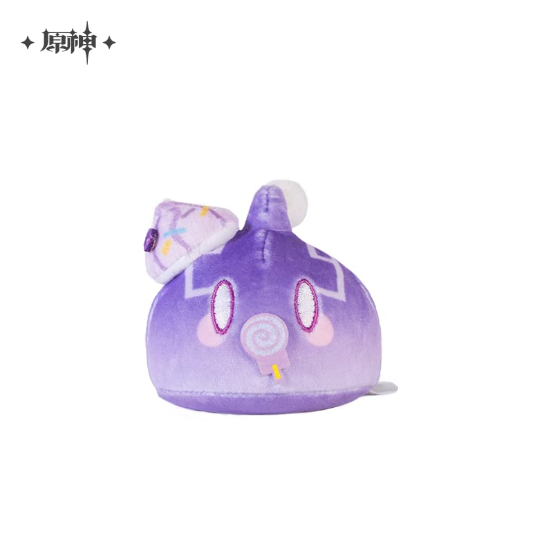 Genshin Impact Official Goods Mihoyo Slime Sweets Party Punipuni Plush Toy (Blueberry Candy Lightning Slime)- Japan Figure Store - #1 Bring To You The Best Japanese Goods