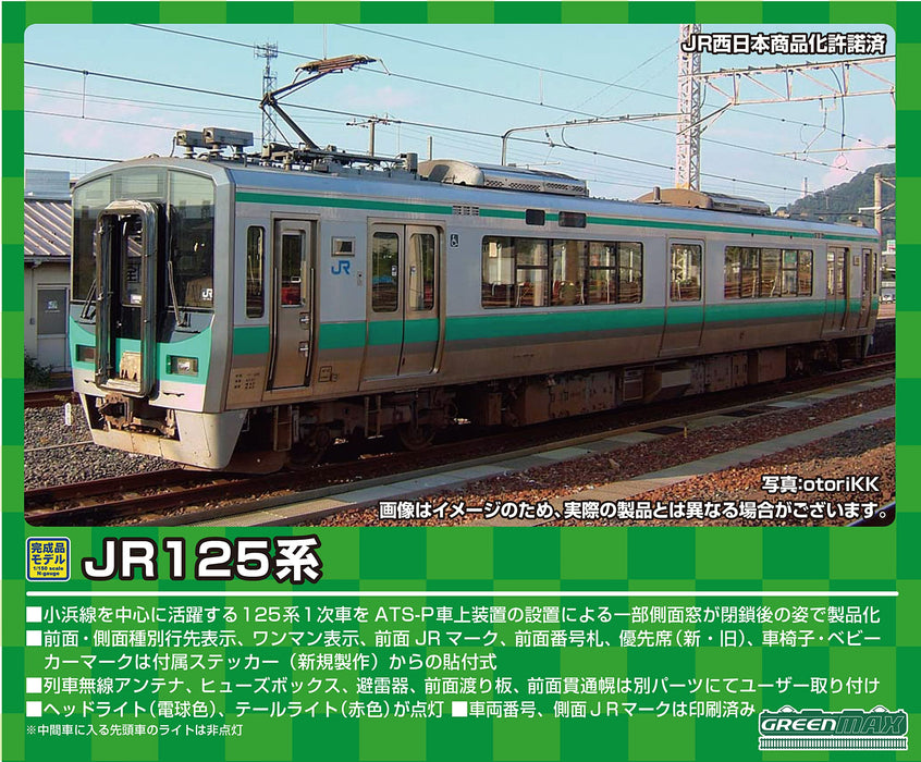 Greenmax Japan N Gauge Jr125 Obama Line Basic 2-Car Train Set 31669 Model Railroad Train- Japan Figure Store - #1 Bring To You The Best Japanese Goods