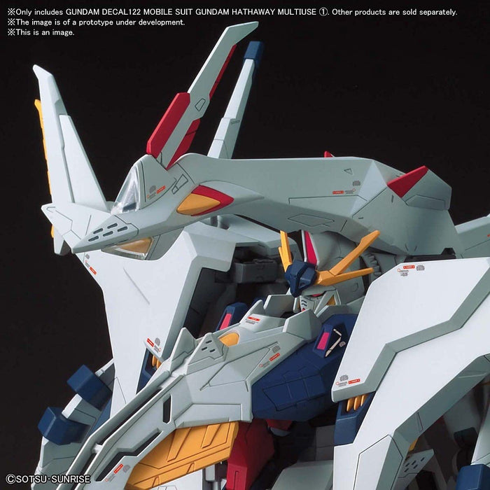 BANDAI Gundam Decal No.122 For 1/144 Mobile Suit Gundam Hathaway Multiuse 1- Japan Figure Store - #1 Bring To You The Best Japanese Goods