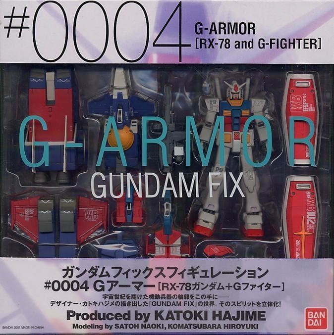 Gundam Fix Figuration #0004 G-armor Rx-78 & G-fighter Action Figure Bandai Japan- Japan Figure Store - #1 Bring To You The Best Japanese Goods