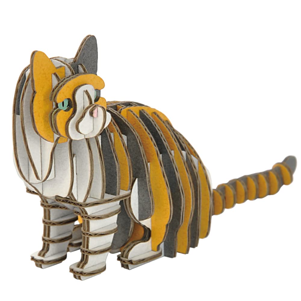 HACOMO Grid Paper Craft Calico Cat- Japan Figure Store - #1 Bring To You The Best Japanese Goods