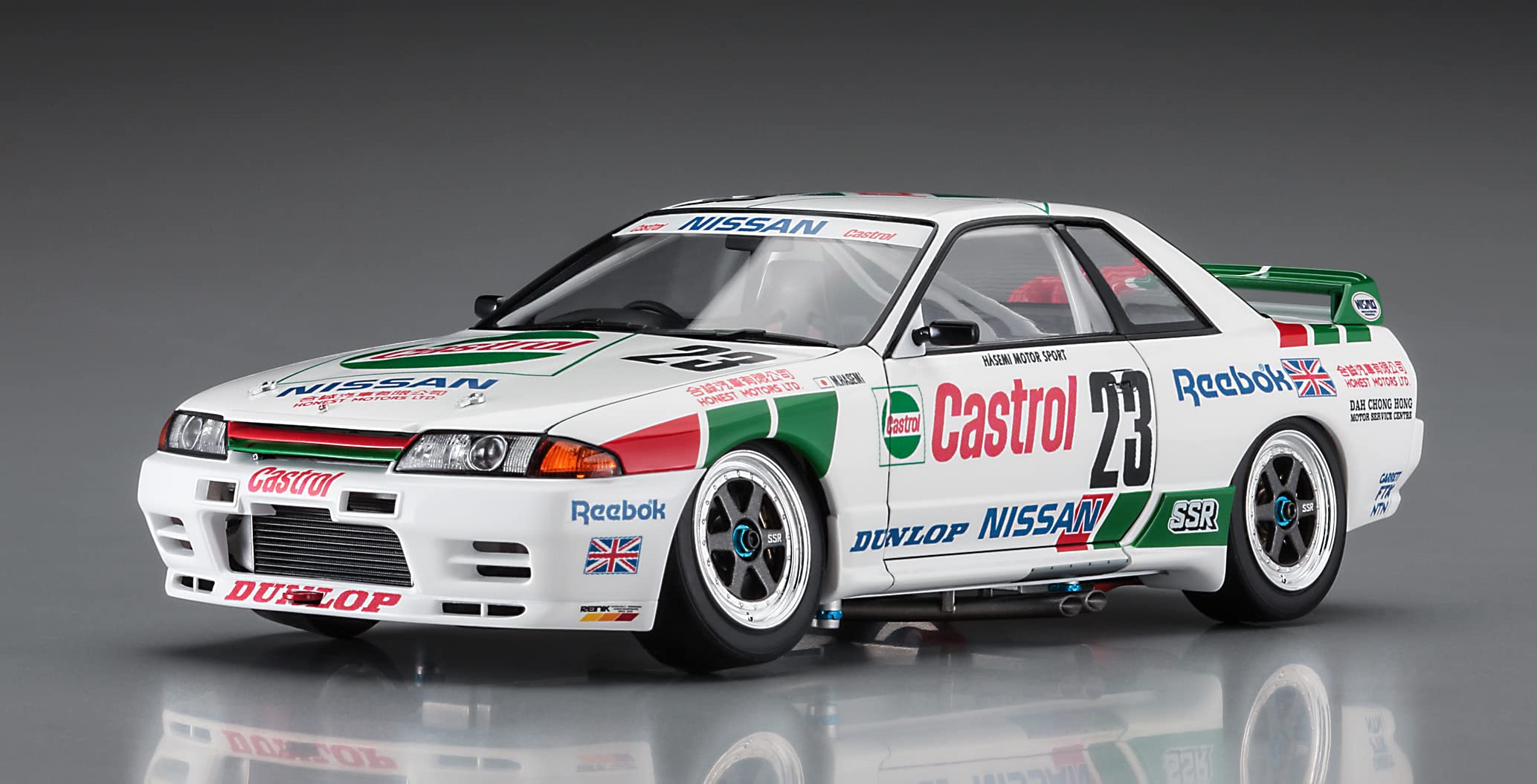 HASEGAWA 1/24 Nissan Skyline Gt-R Bnr32 Gr.A Spec 1990 Macau Gear Race Plastic Model- Japan Figure Store - #1 Bring To You The Best Japanese Goods