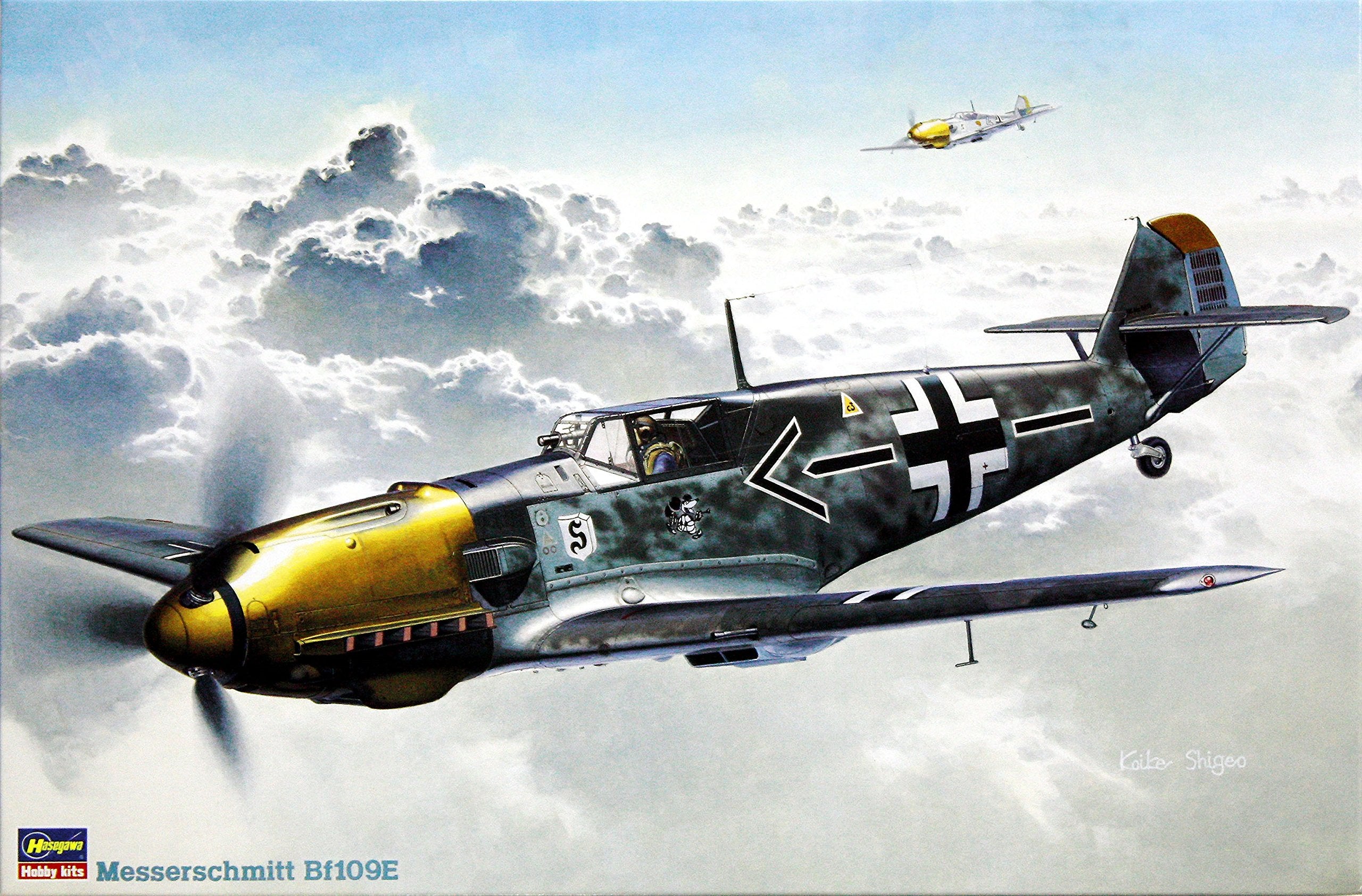 HASEGAWA St01 Messerschmitt Bf109E 1/32 Scale Kit- Japan Figure Store - #1 Bring To You The Best Japanese Goods