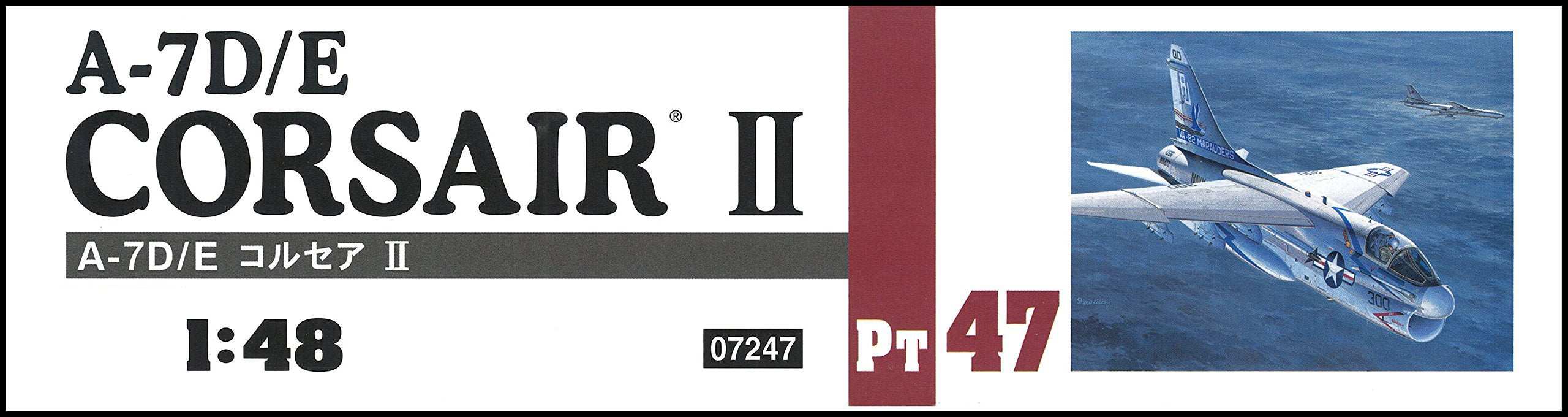 HASEGAWA 1/48 A-7D/E Consair Ii U.S. Air Force/Navy Attacker Plastic Model- Japan Figure Store - #1 Bring To You The Best Japanese Goods
